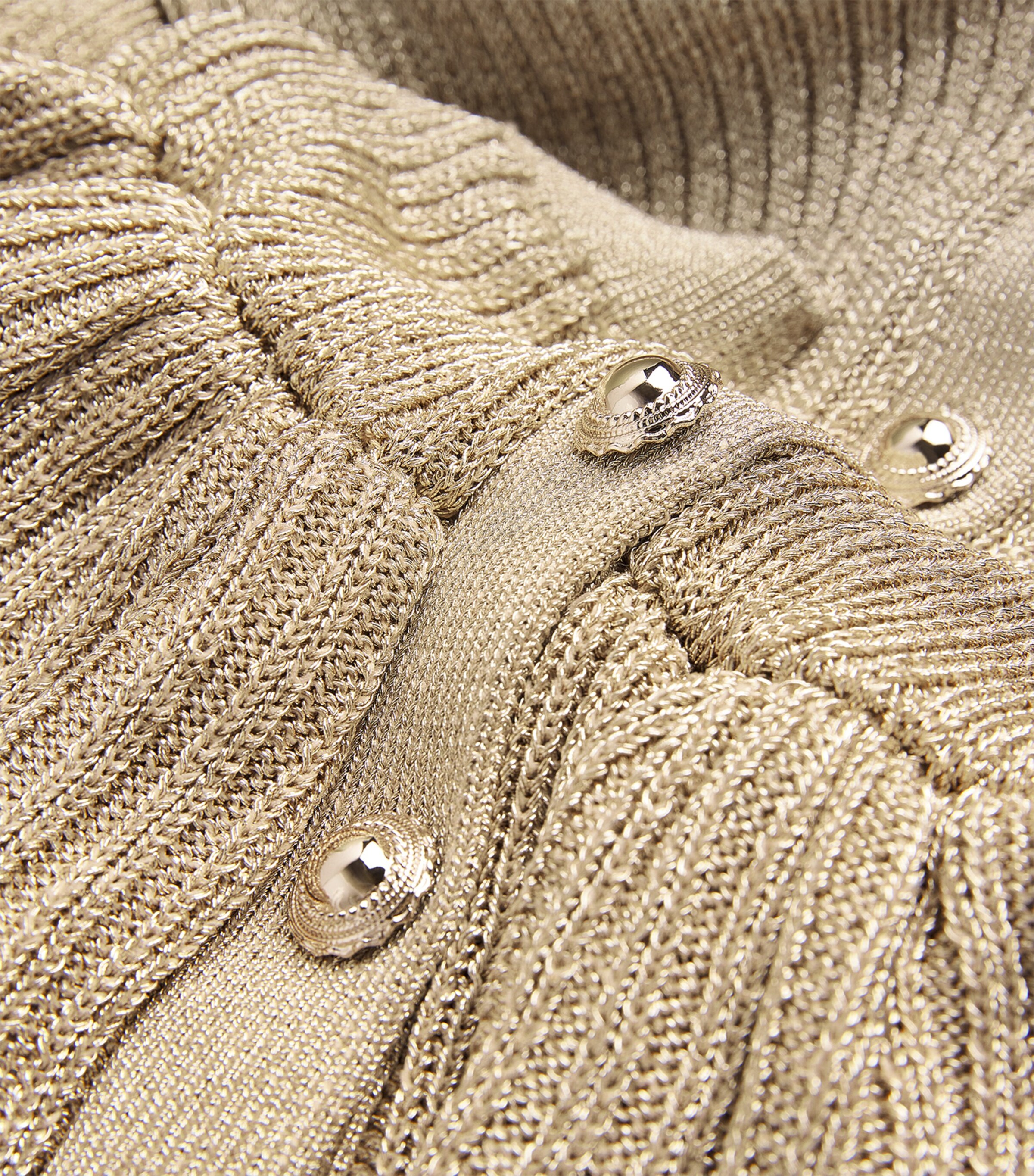 Lurex Peplum Mini Dress GOLD Image 5