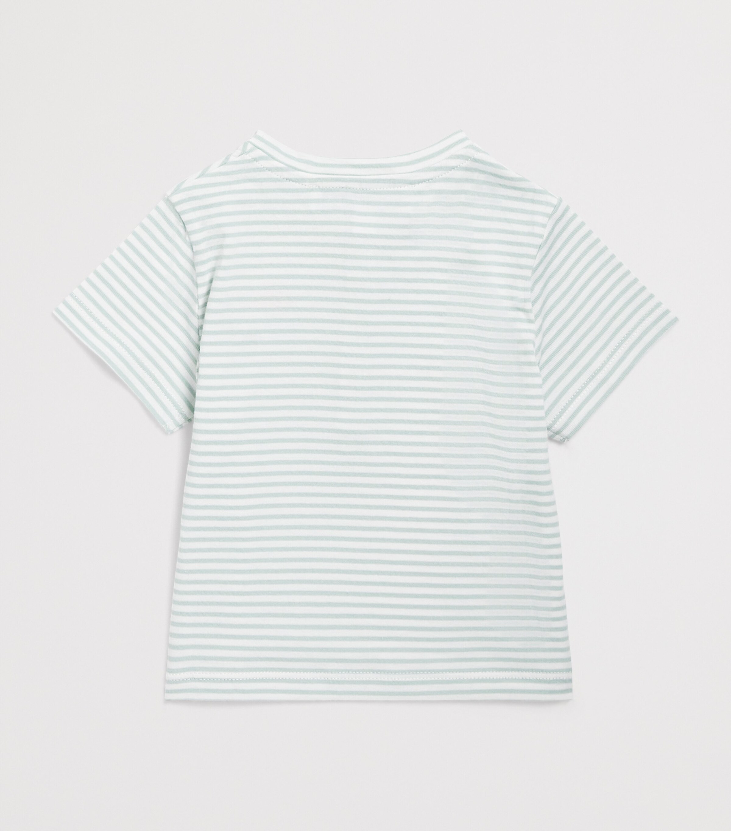 Striped Button-Up T-Shirt (3 Months-4 Years) 52SAUGE Image 2