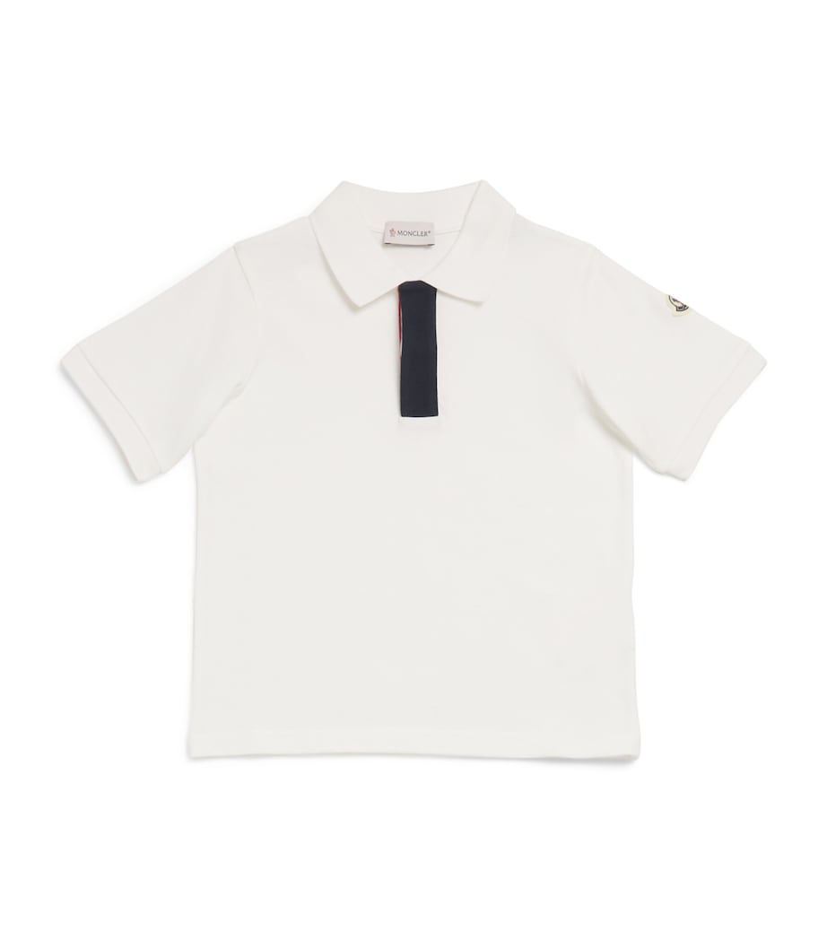 Moncler Enfant Cotton Piqué Polo Shirt (8-10 Years) Image 1