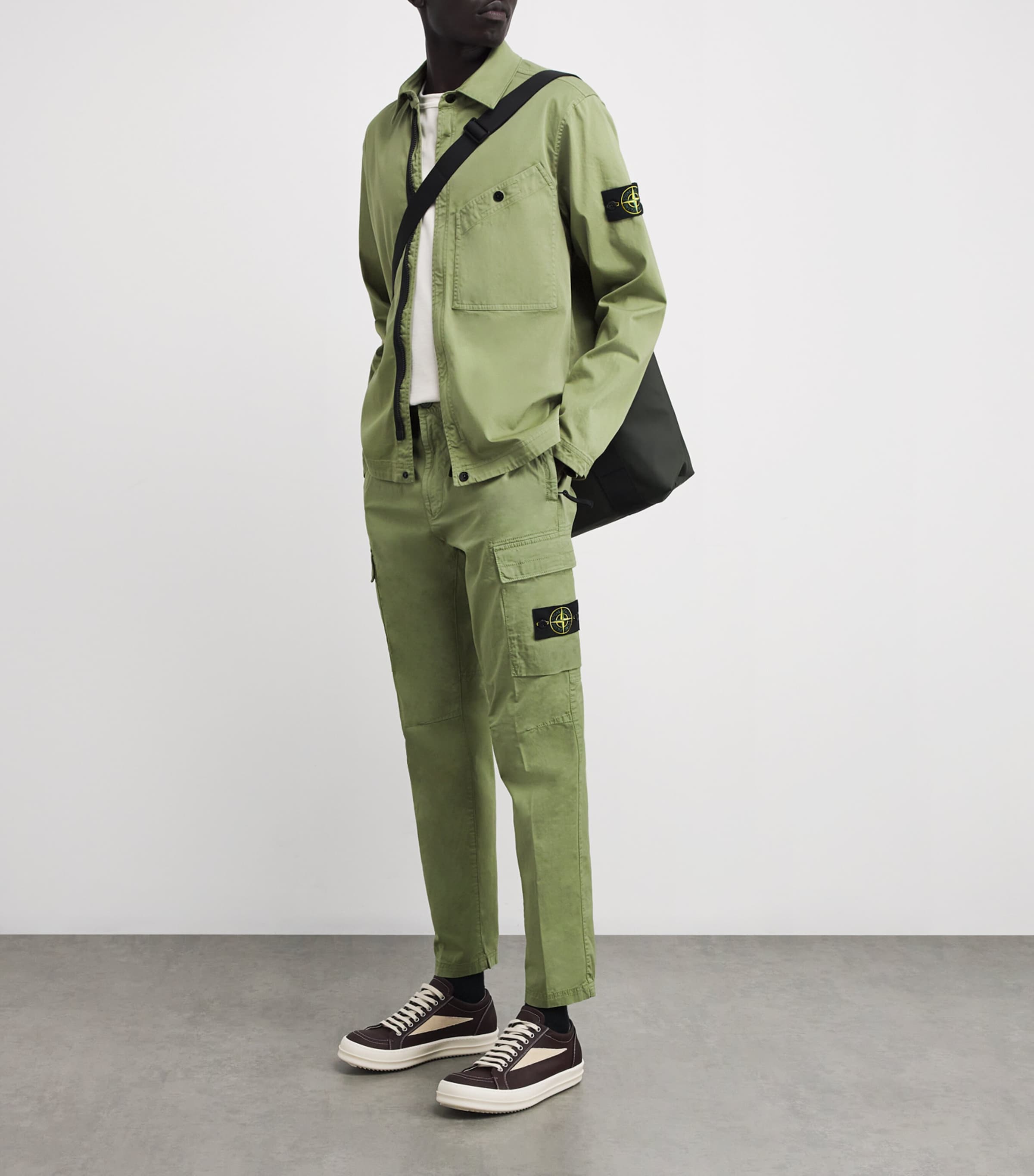 Cotton Cargo Trousers V0055 Image 2