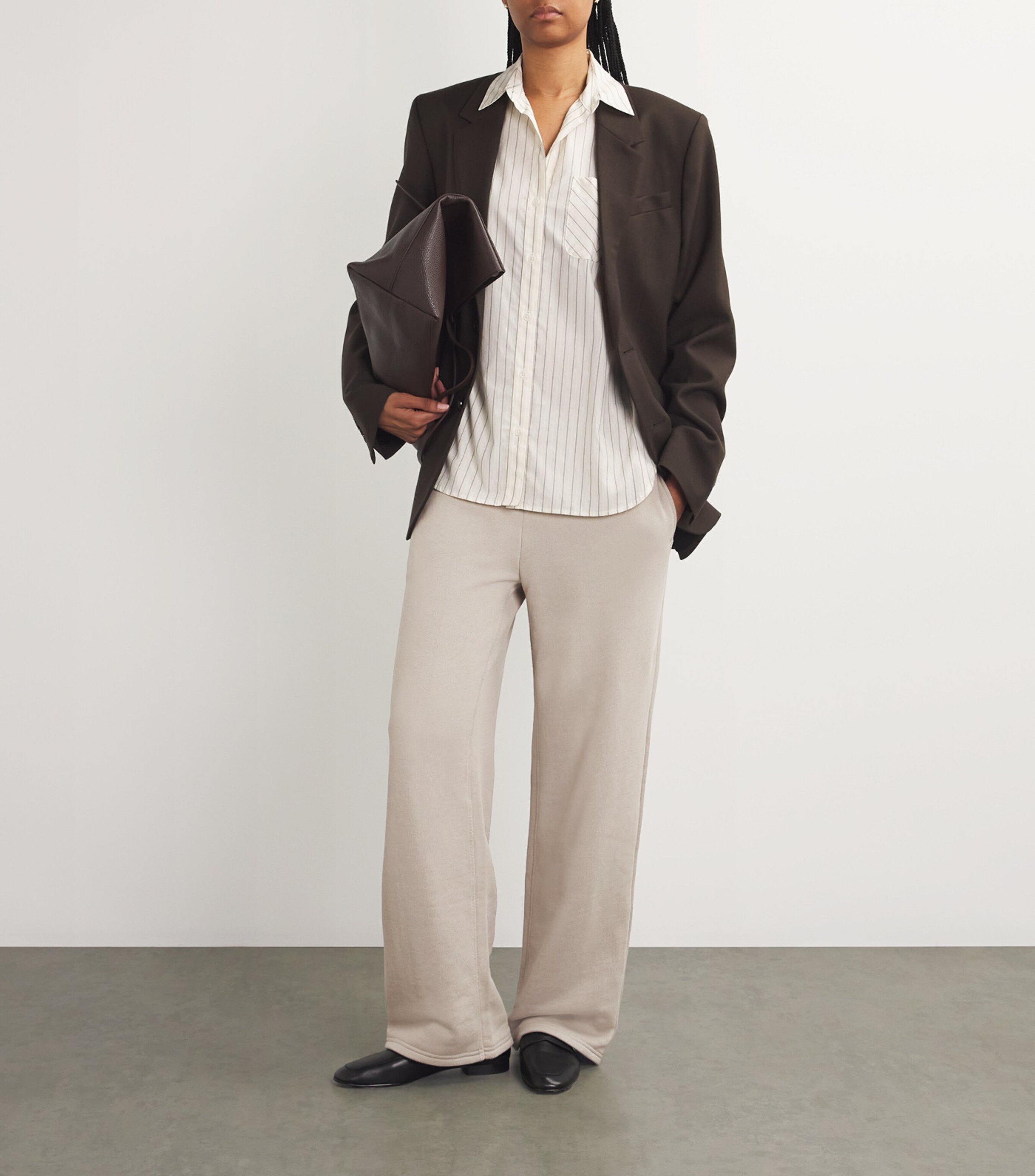 Terry Cloth Wide-Leg Sweatpants FOSSIL Image 2