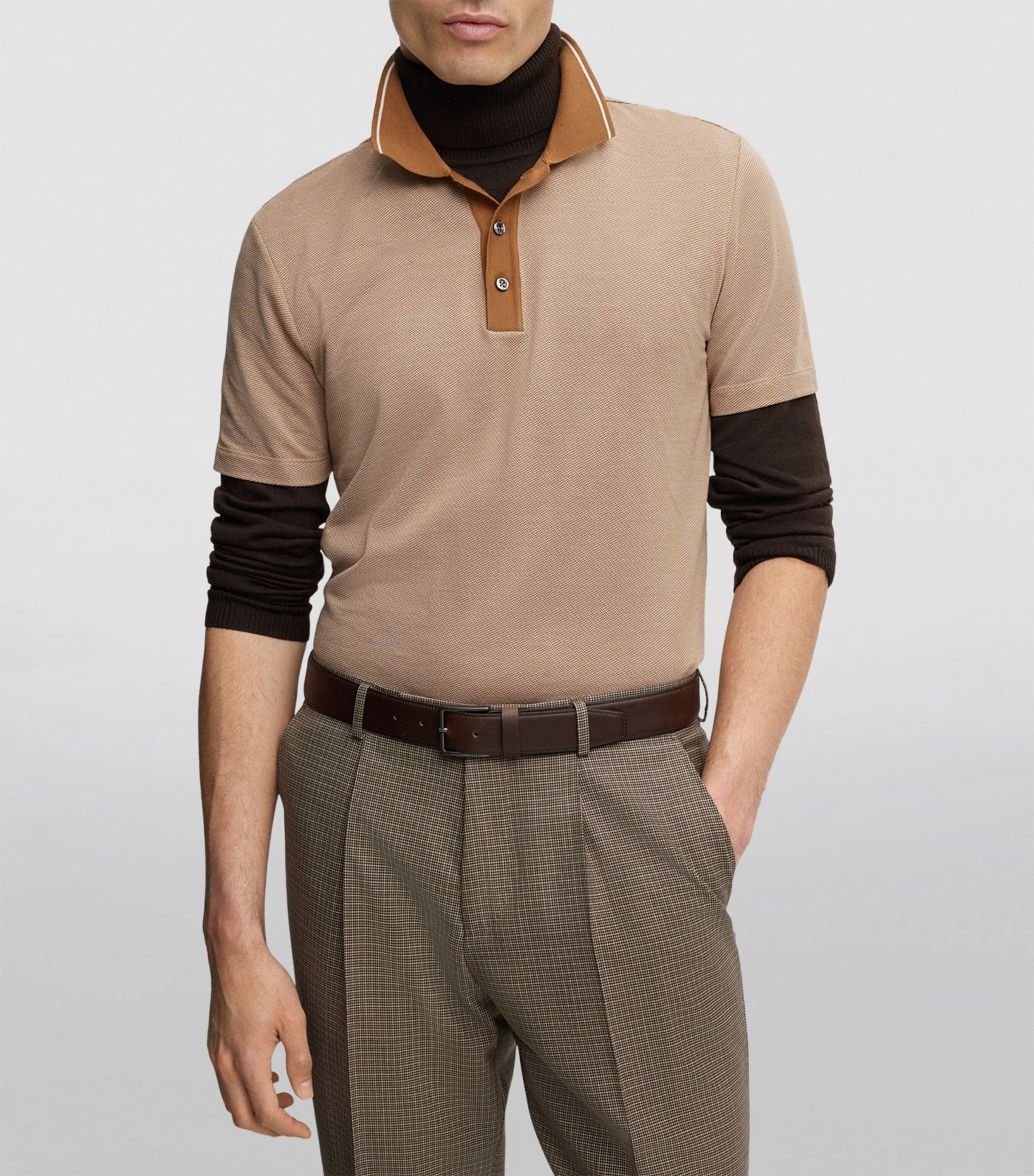 Cotton-Silk Polo Shirt 260 Image 3