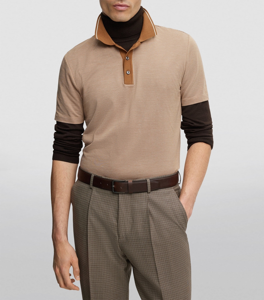 Cotton-Silk Polo Shirt 260 Image 3