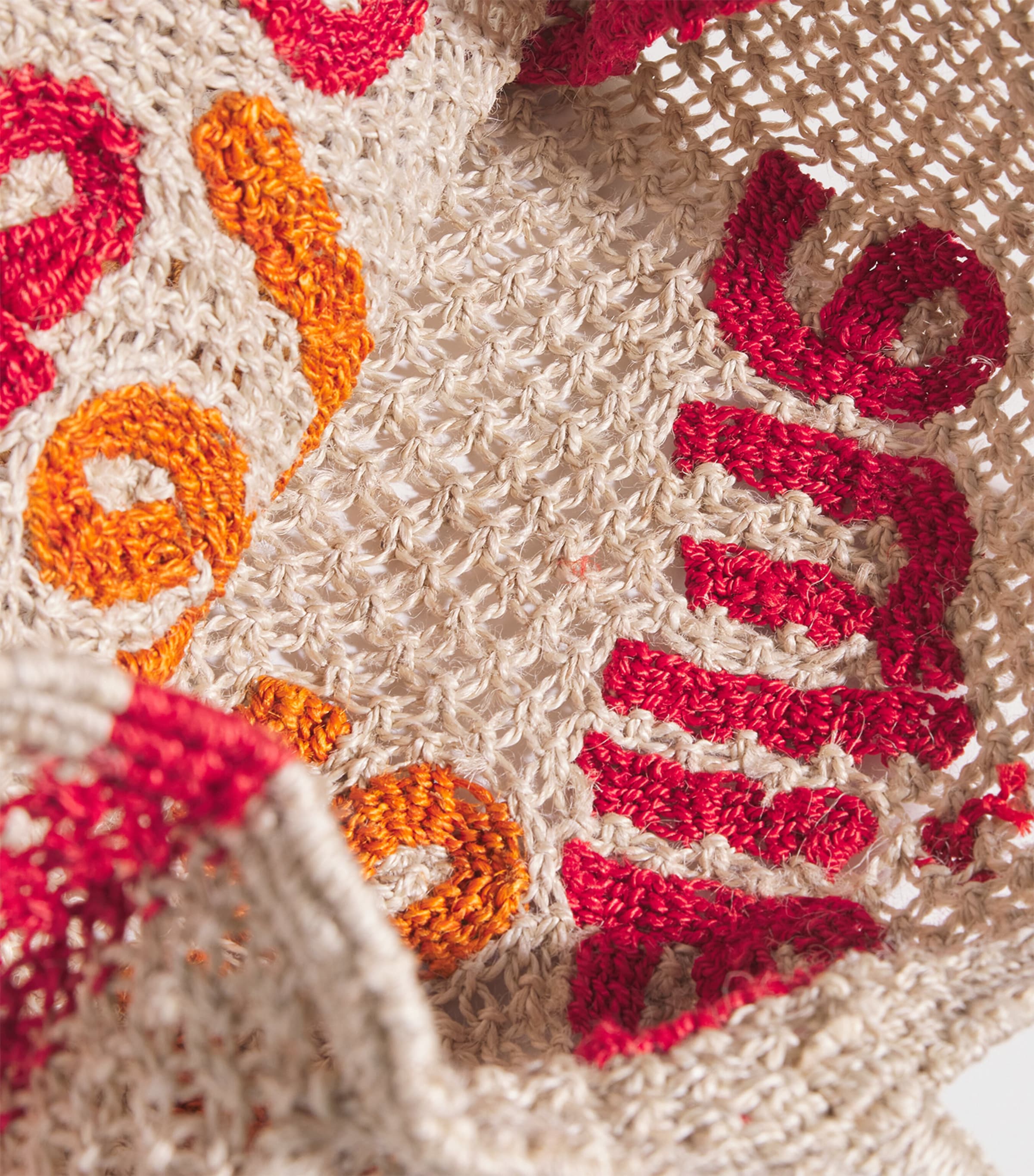 Medium Jaime Le Soleil Tote Bag NAT SCRLT TNGO HONEY Image 4