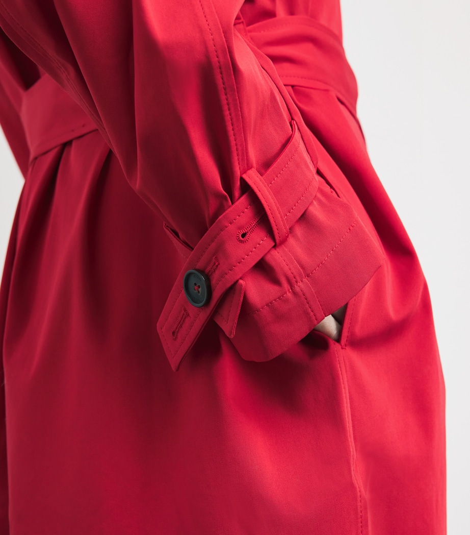 Organic Cotton Spring Trench Coat 344 POPPY Image 6