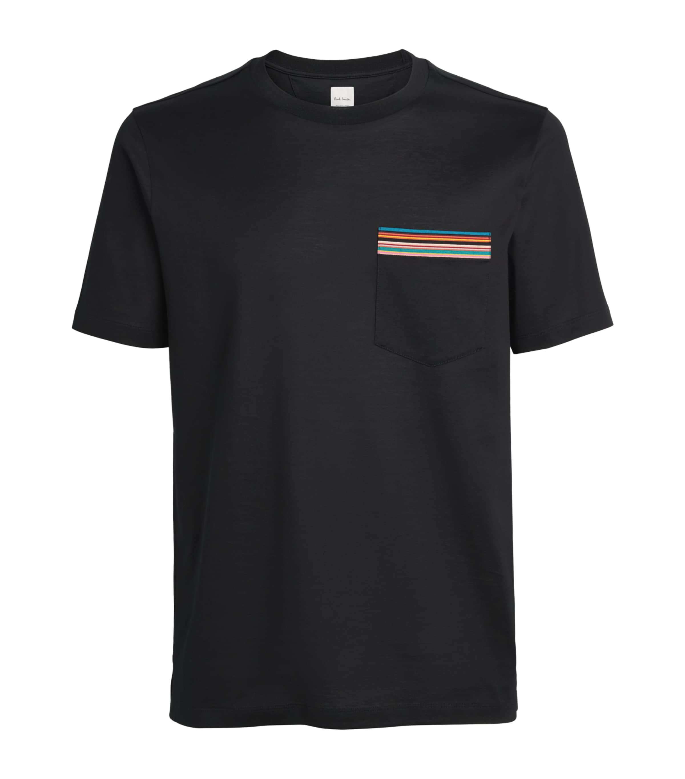 Paul Smith Mens Signature Stripe Pocket T-Shirt Image 1
