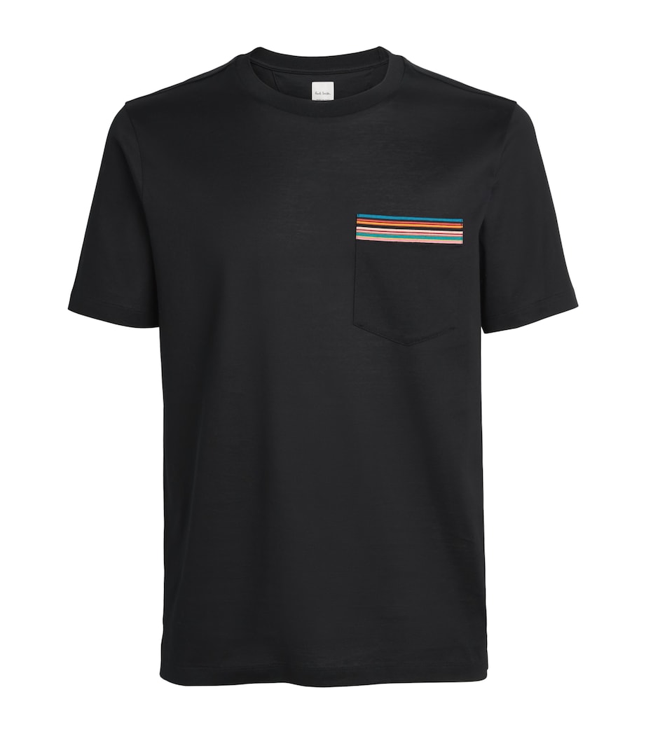 Paul Smith Mens Signature Stripe Pocket T-Shirt Image 1