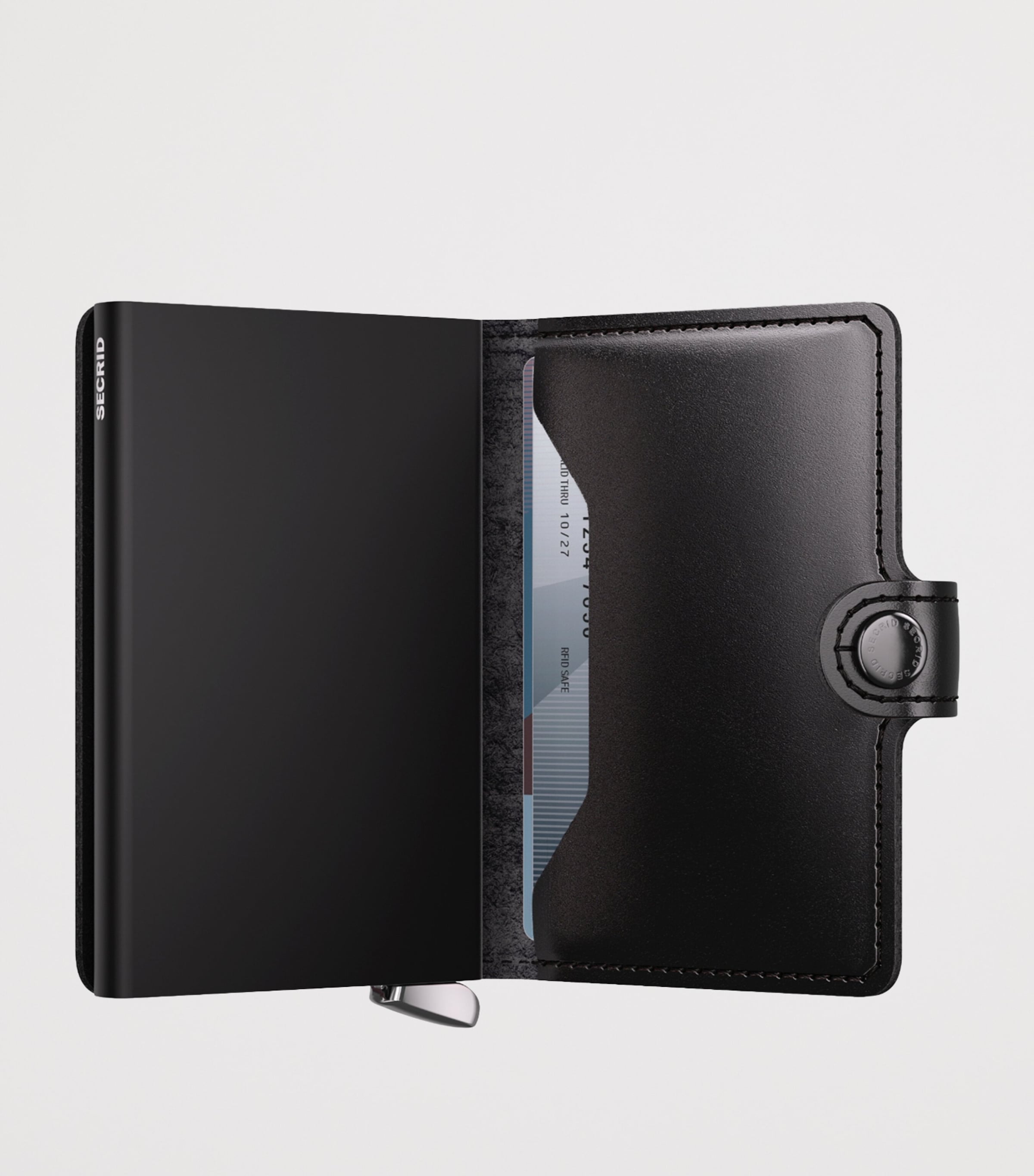 Dusk Leather Miniwallet BLACK Image 2