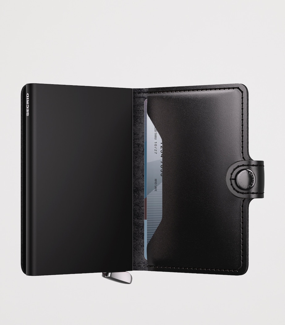 Dusk Leather Miniwallet BLACK Image 2