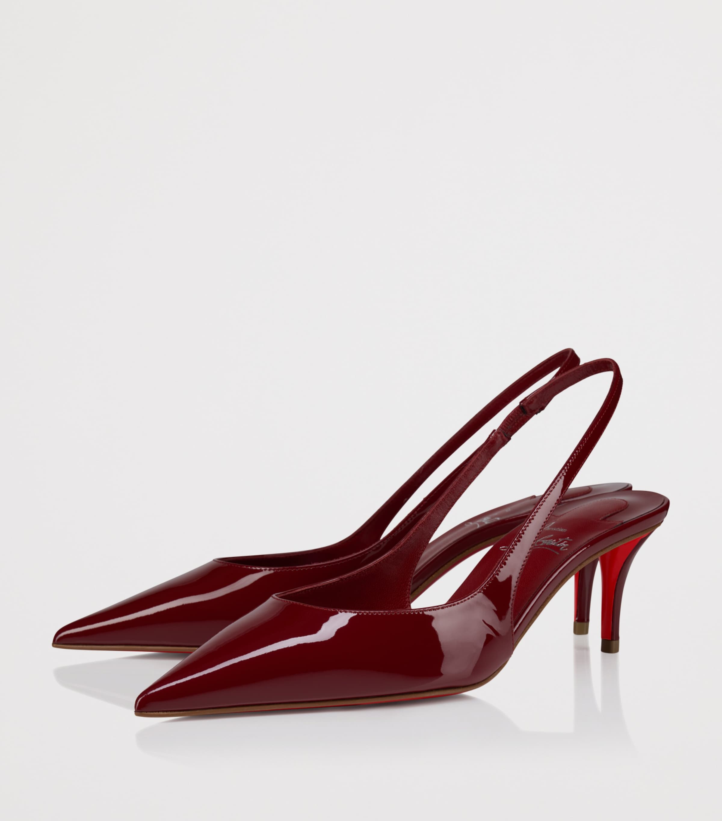 Christian Louboutin Miss Z Sling Back 60 Patent Slingbacks Image 2