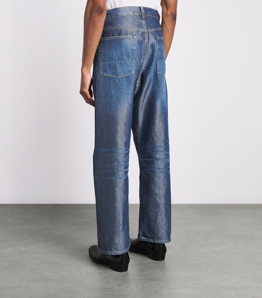 Our Legacy Mens Third Cut Jeans Electric Blue Wash Image 5