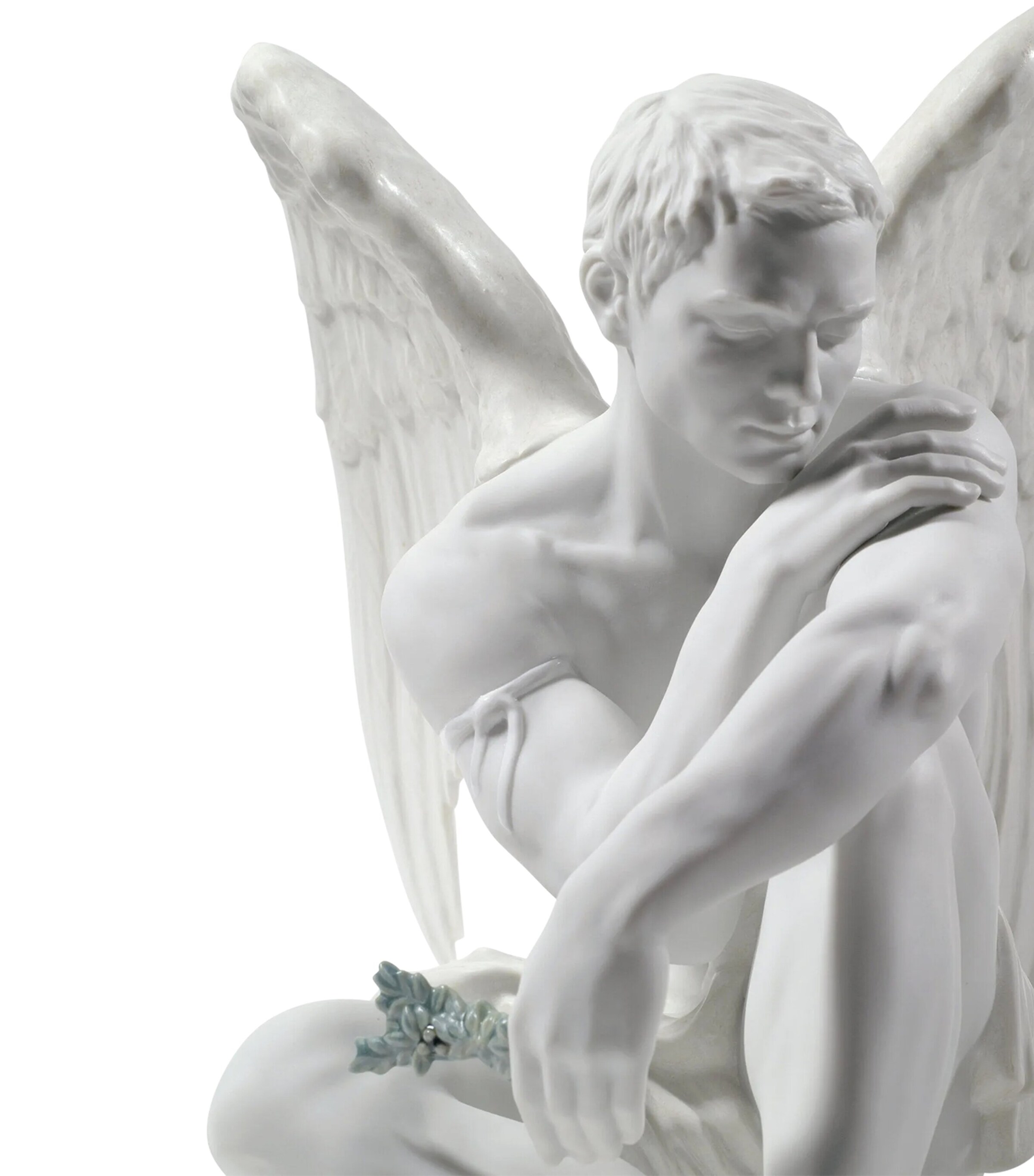 Lladró Porcelain Protective Angel Figurine White Image 5
