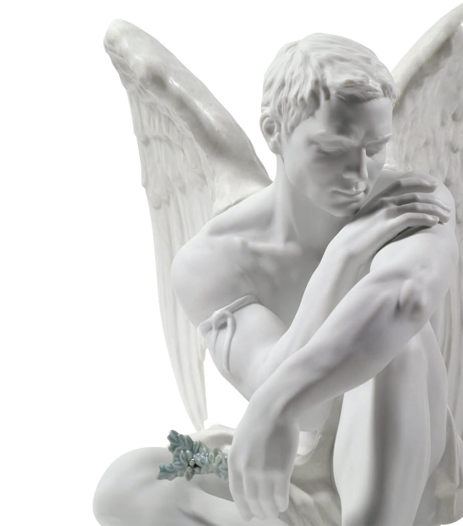 Lladró Porcelain Protective Angel Figurine White Image 5