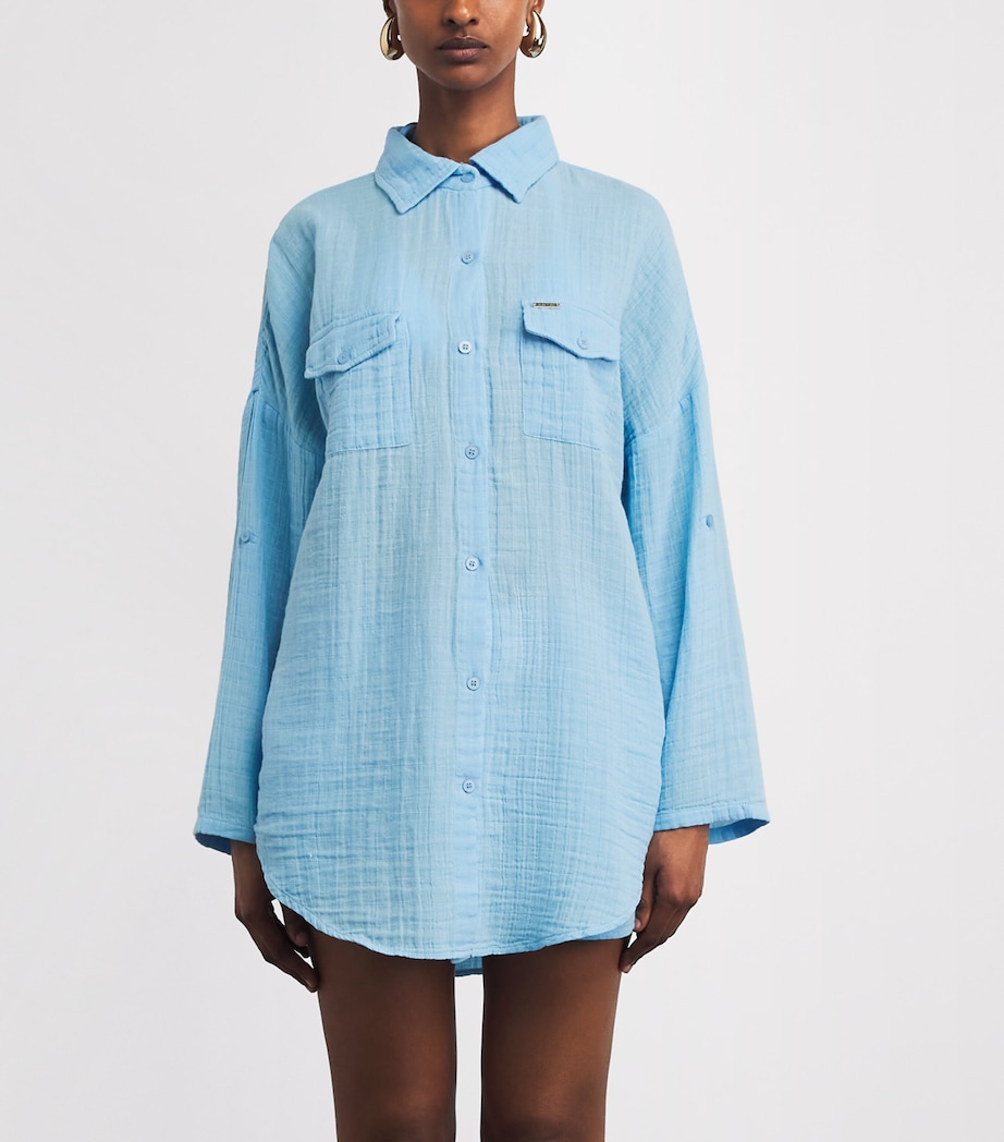 Melissa Odabash Womens Cotton Elena Shirt Oasis Image 4