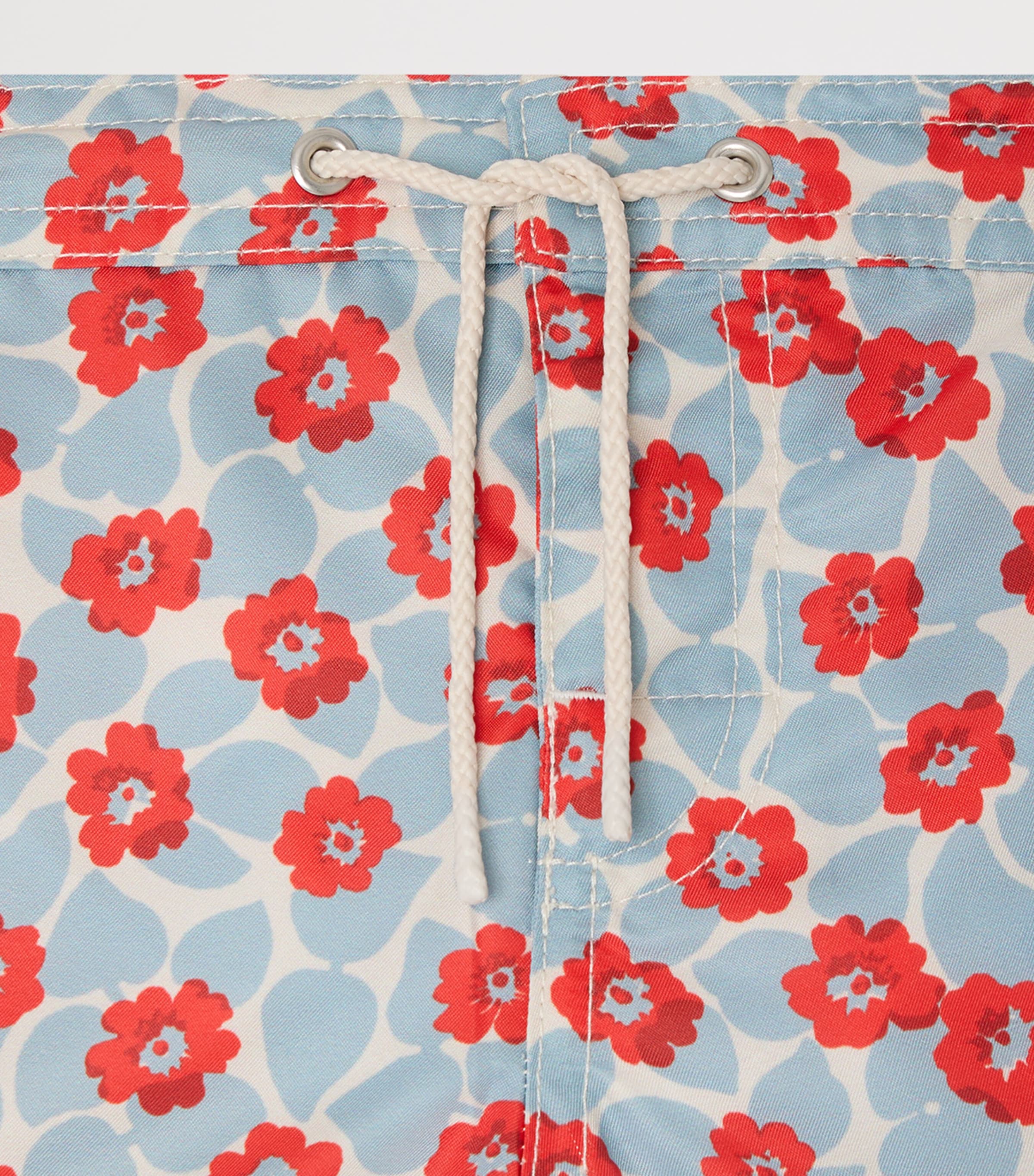 Bonpoint Floral Swimshorts (6-18 Months) Fl Bleu Image 3