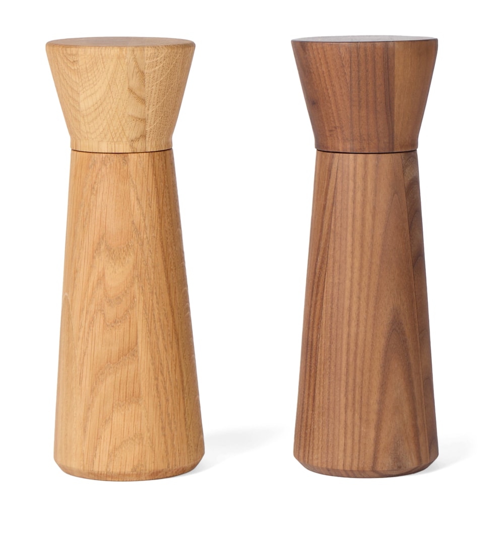 The Conran Shop Istria Salt and Pepper Mill Set Oak / Walnut