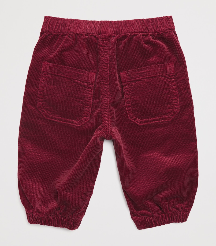 Corduroy Trousers (6-36 Months) 392DARK RED Image 2