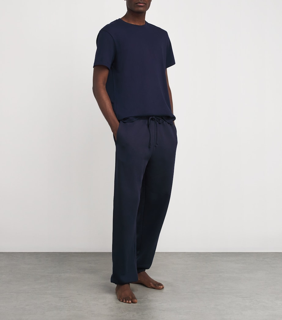 Fleece Lounge Relaxed Sweatpants NAVY Image 2