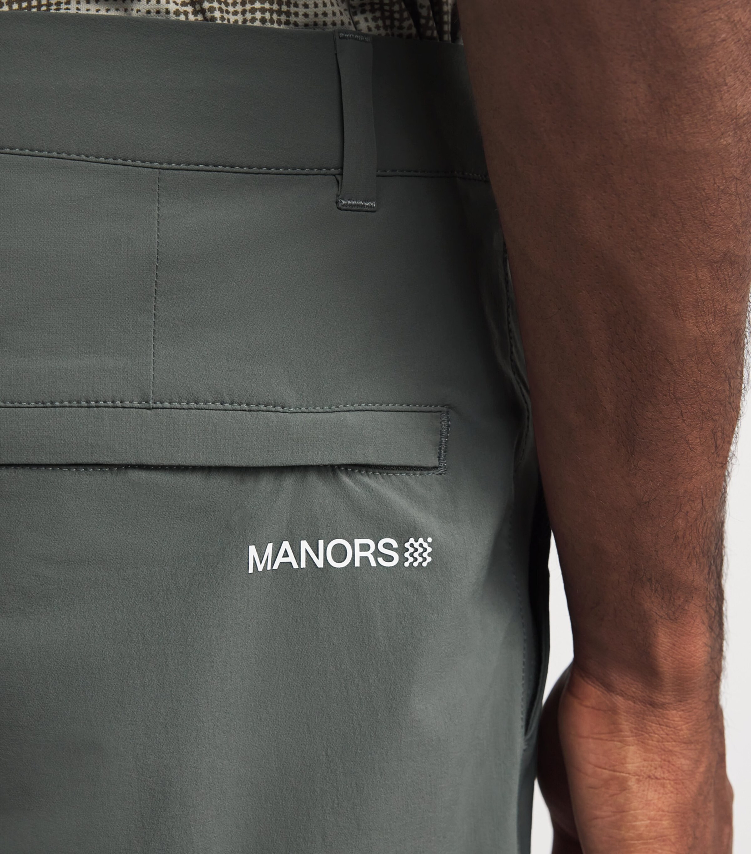 Water-Resistant Course Trousers GREEN Image 6
