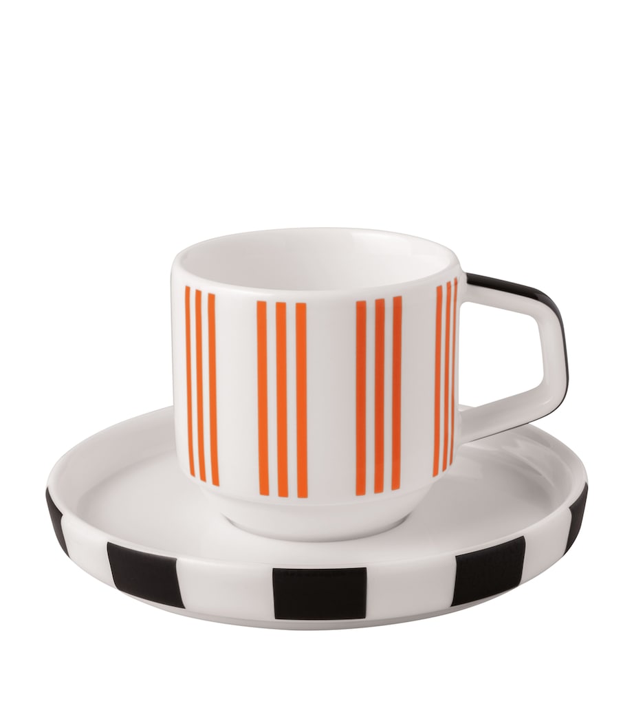 Porcelain Memphis Espresso Cup (60ml) WHITE Image 2