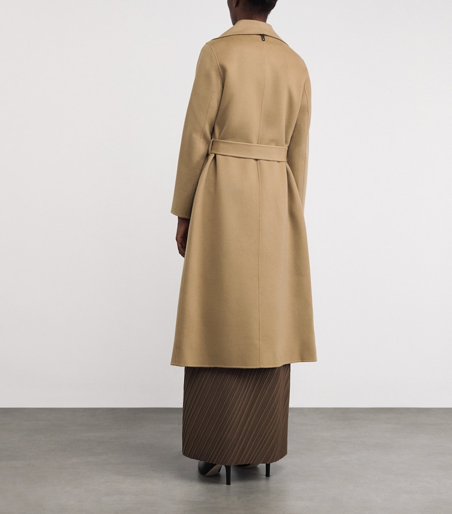 Wool Mai-CN Wrap Coat C0274 LIGHT CAMEL Image 4
