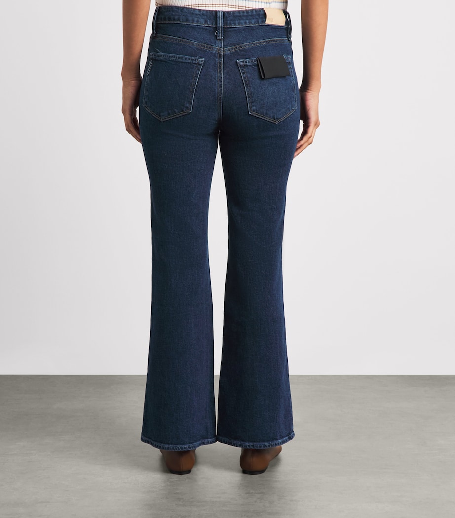PAIGE Womens Sofia Flared Jeans San Gabriel Image 5