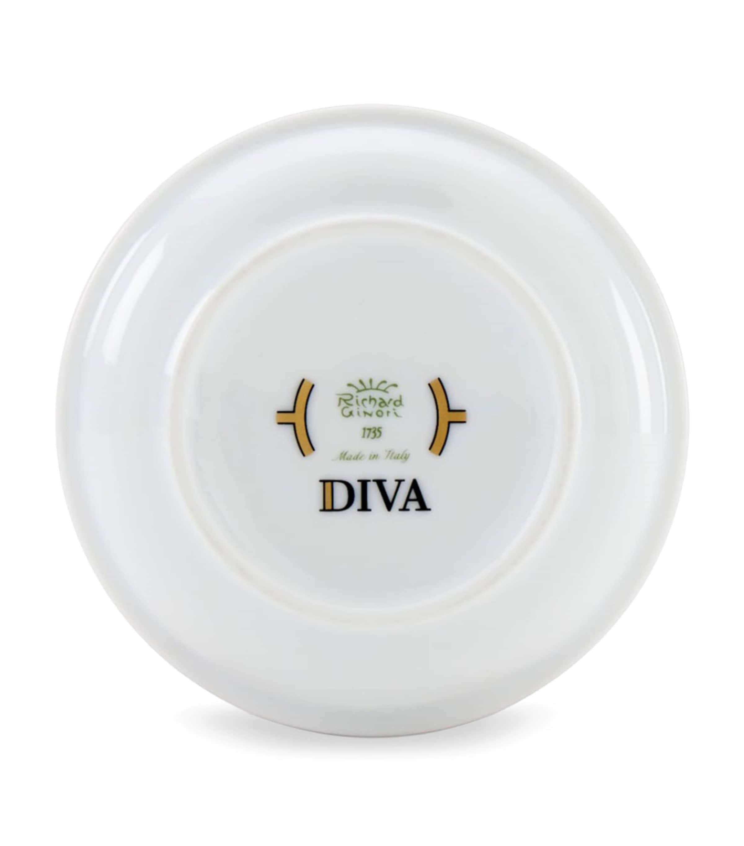 GINORI 1735 Porcelain Colonna Diva Giallo Lidded Sugar Pot (10cm) Image 3