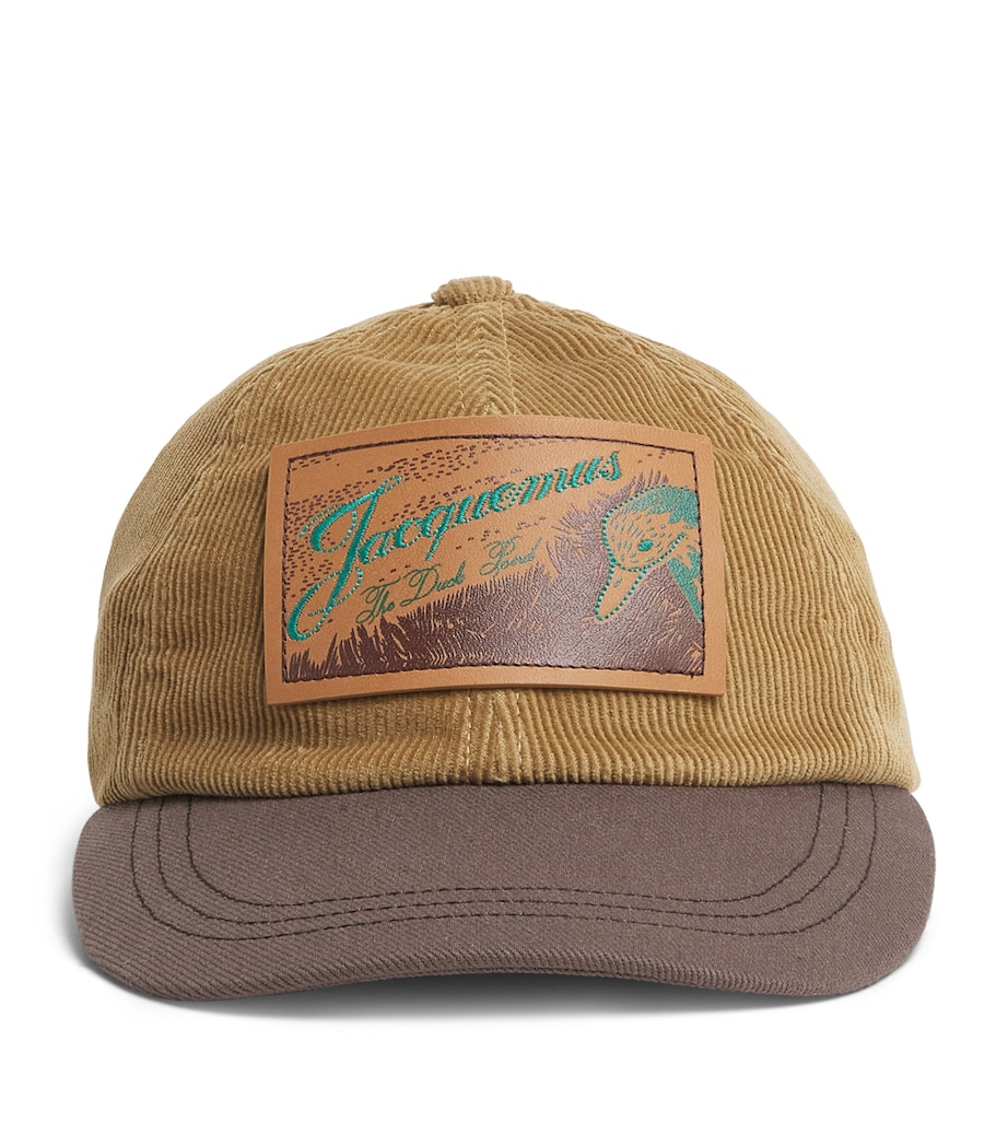 Corduroy Canard Patch Cap MULTI-BROWN-080 Image 1