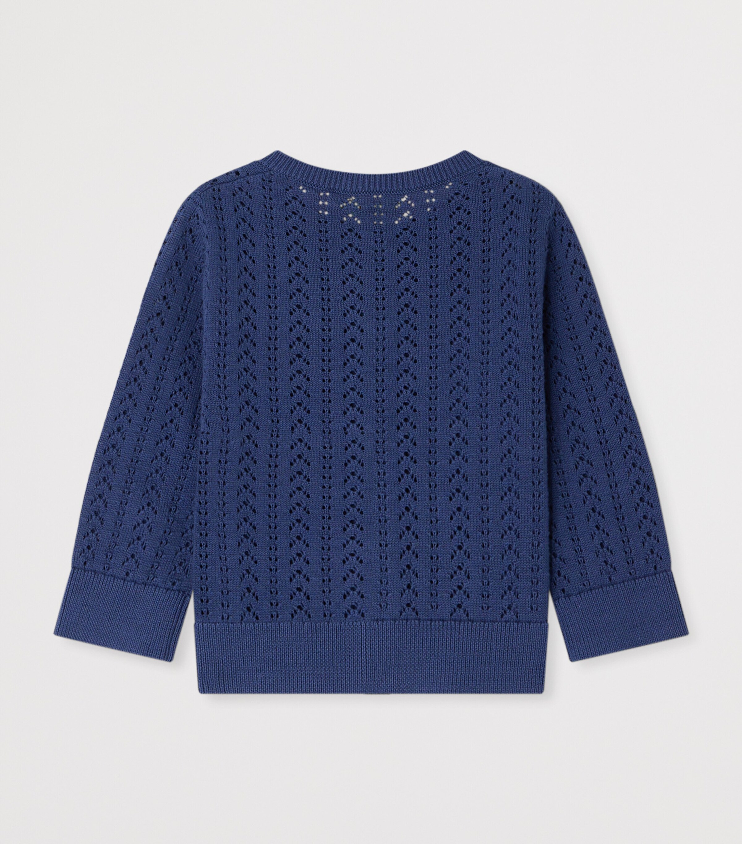 Bonpoint Cotton Cardigan (6-18 Months) Indigo Image 2