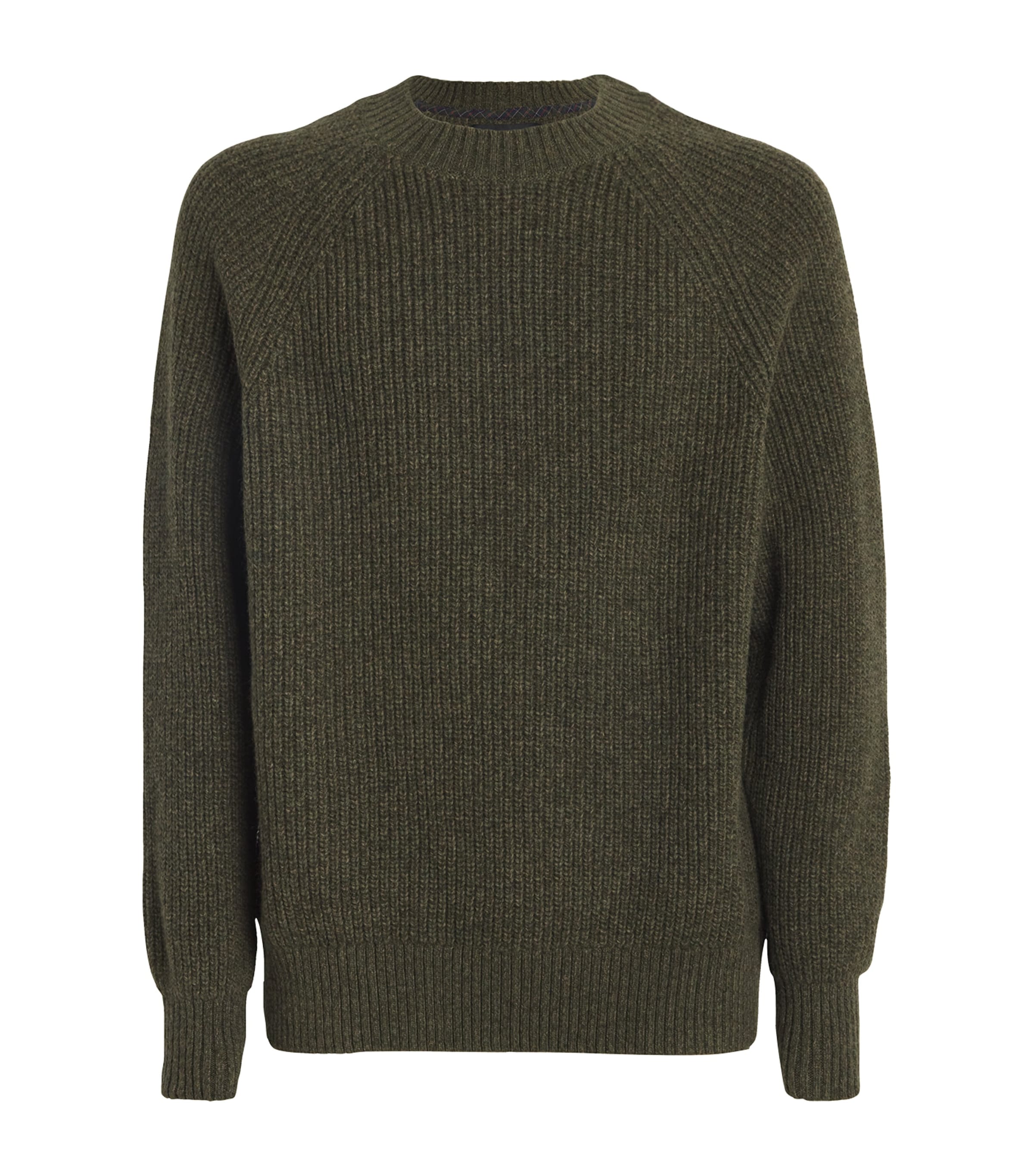 Shop Barbour Wool Griffiths Sweater In Green