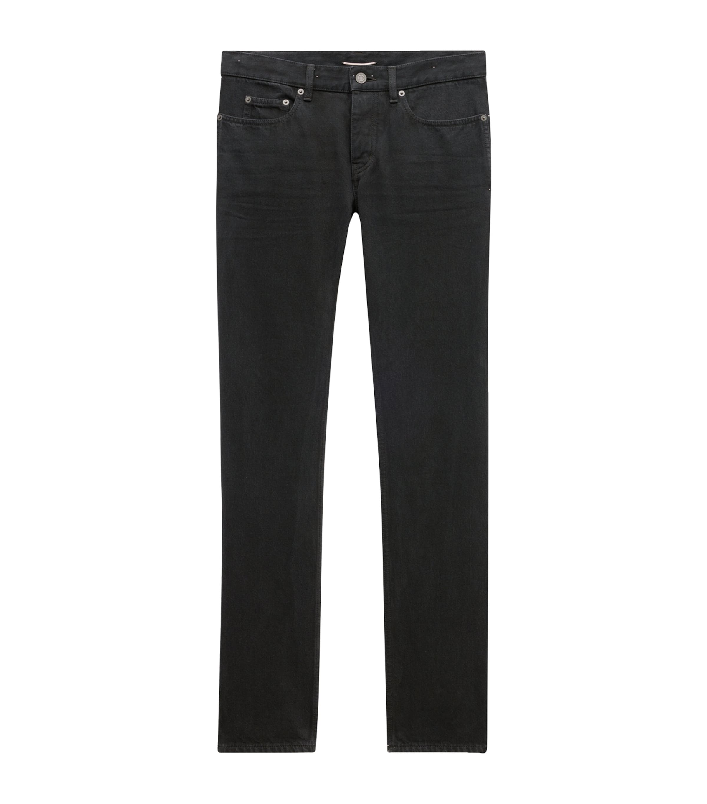 Saint Laurent Relaxed Slim Jeans In Grey