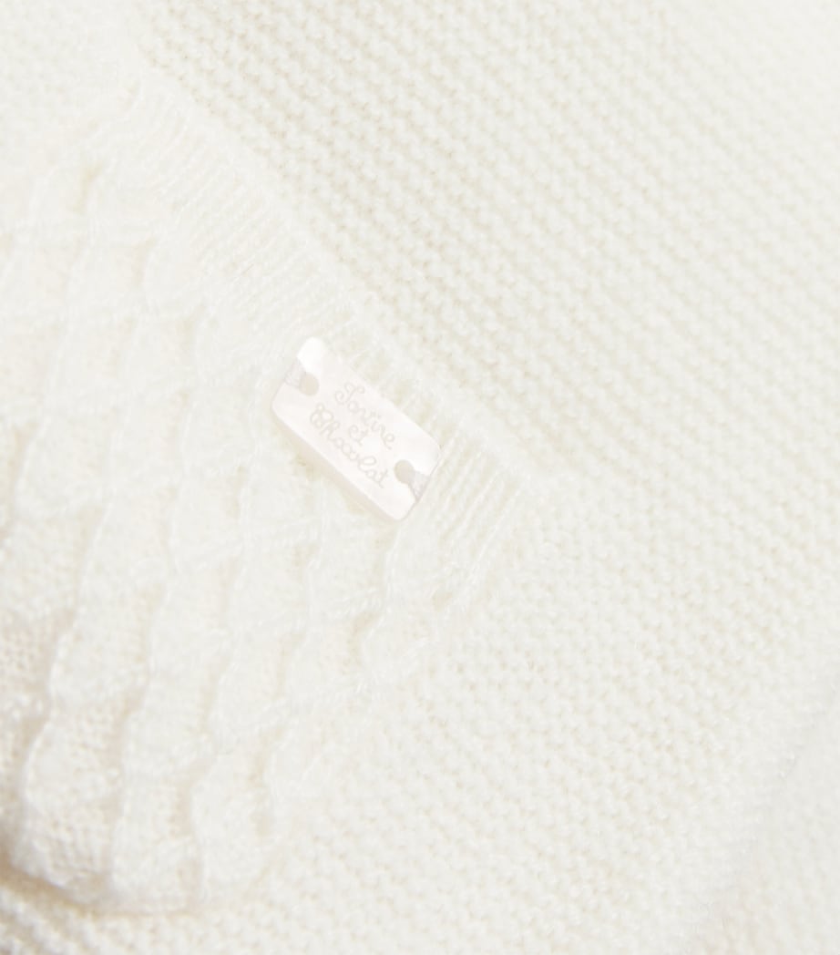 Cashmere Playsuit (0-24 Months) 13NACRE Image 3