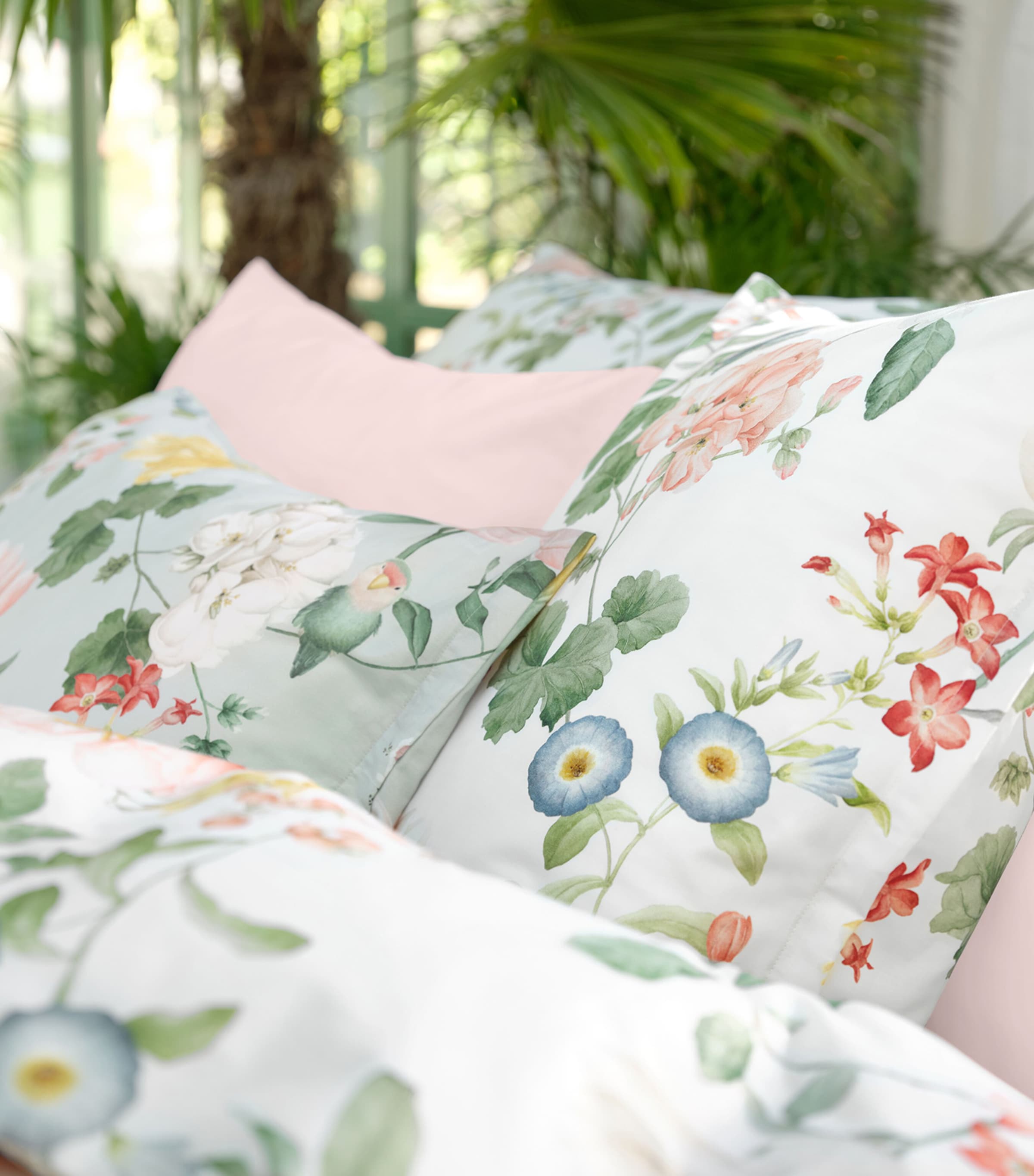 Schlossberg Floral Artemis-Noblesse Oxford Pillowcase (50cm x 75cm) Vert Image 2