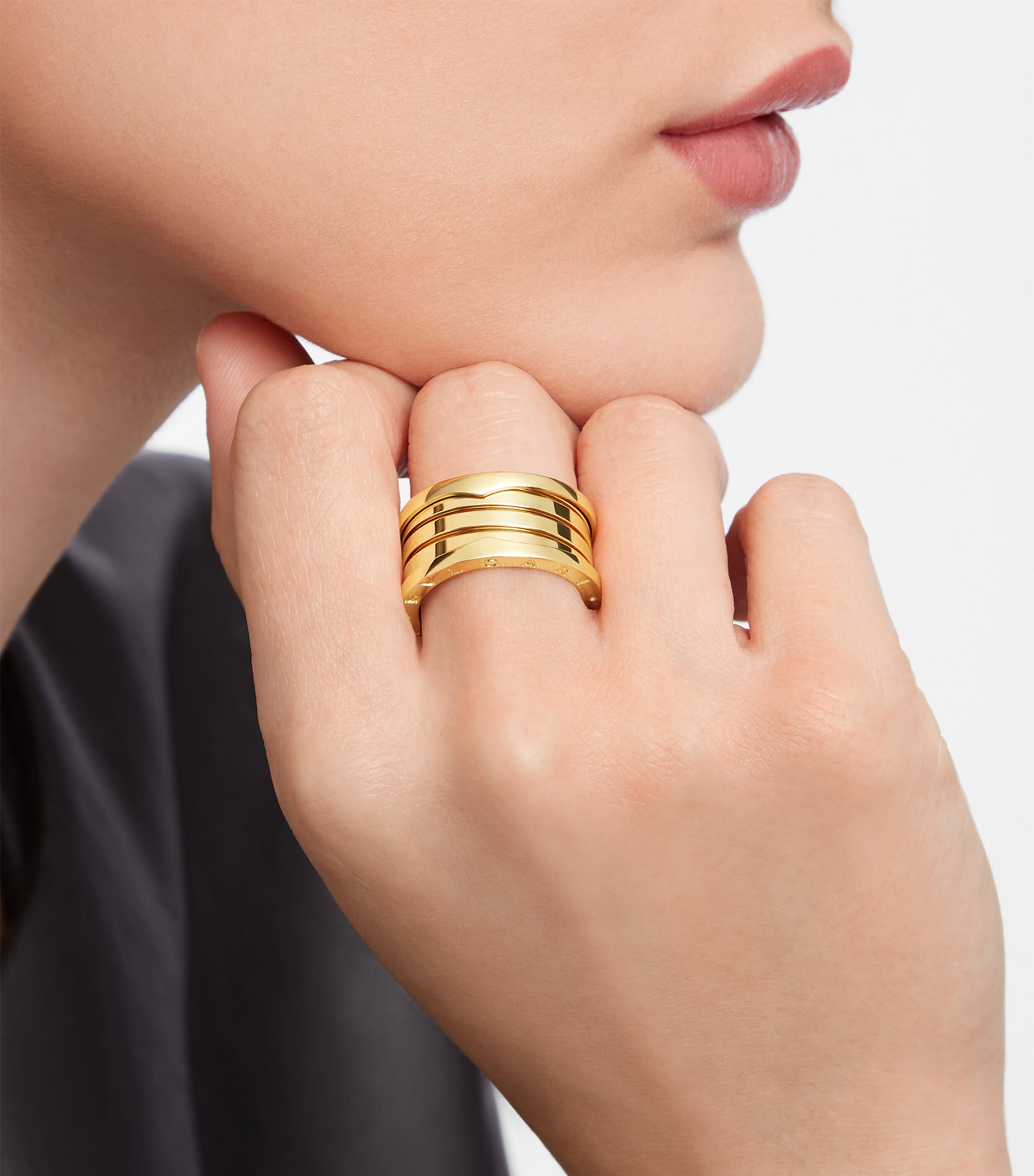 Yellow Gold B.zero1 Four-Band Ring YELLOW GOLD Image 5