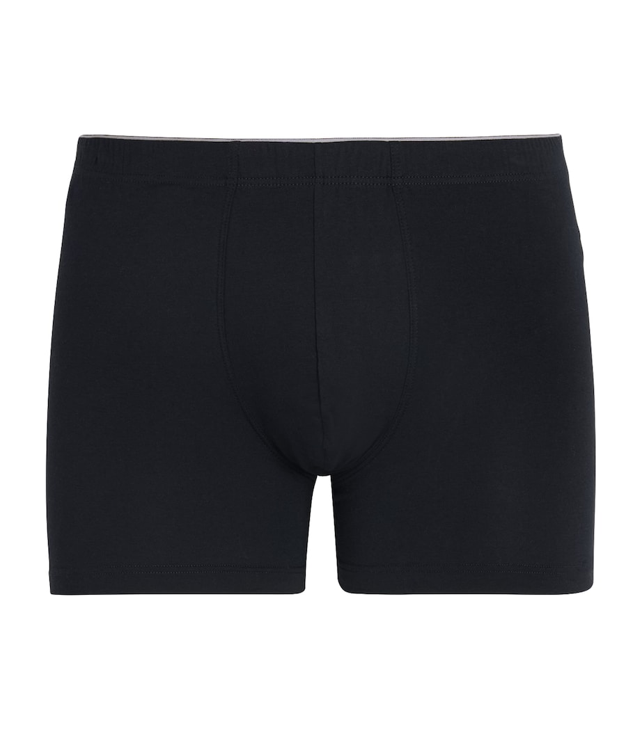 Cotton Superior Boxer Briefs BLACK Image 1