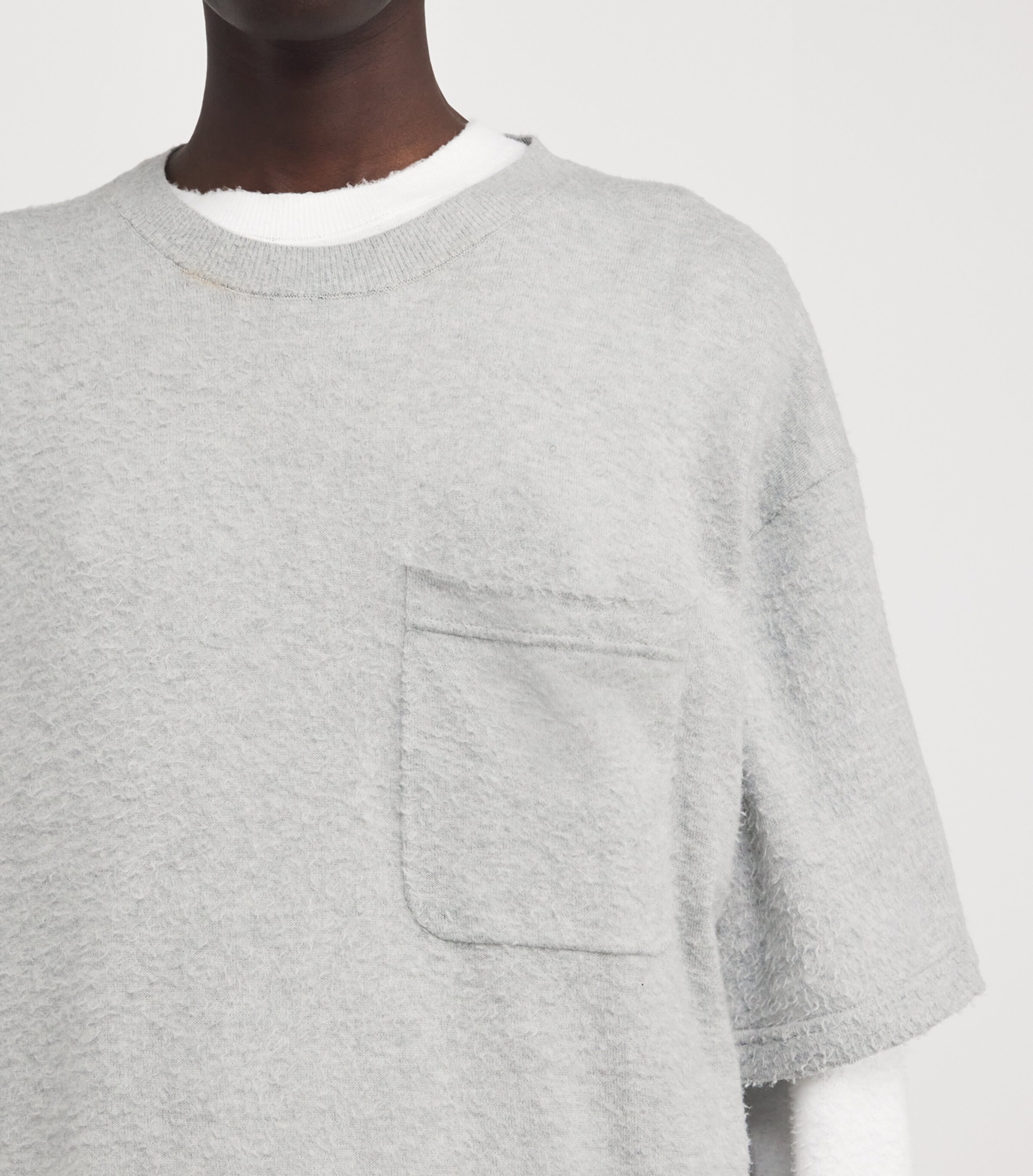 Tシャツ・カットソー The Row The Row Kaddy Oversize T-Shirt In Co THE ROW Kaddy Textured Short-Sleeve T-Shirt | Neiman Marcus