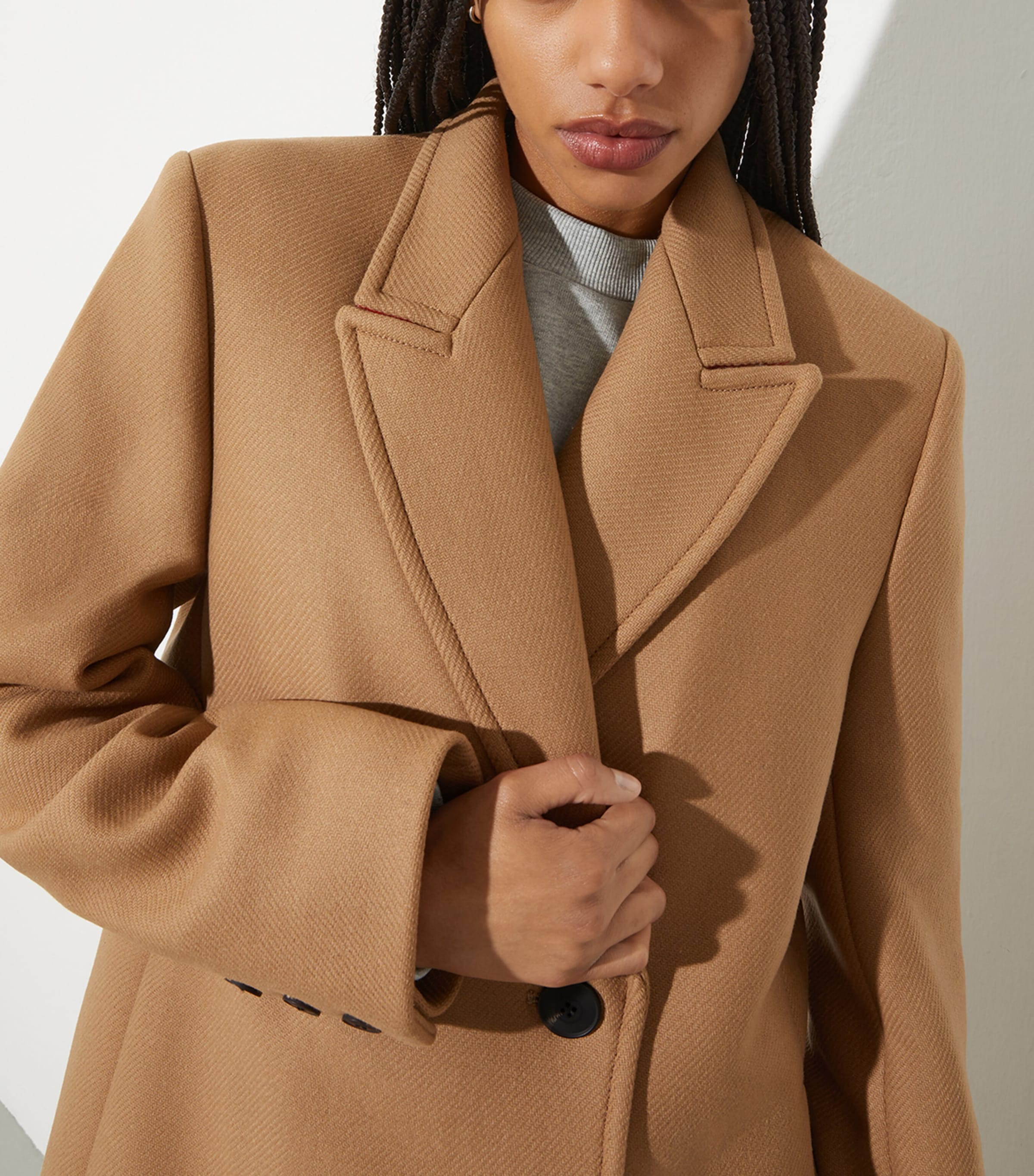 Wool-Blend Overcoat CAMEL Image 5