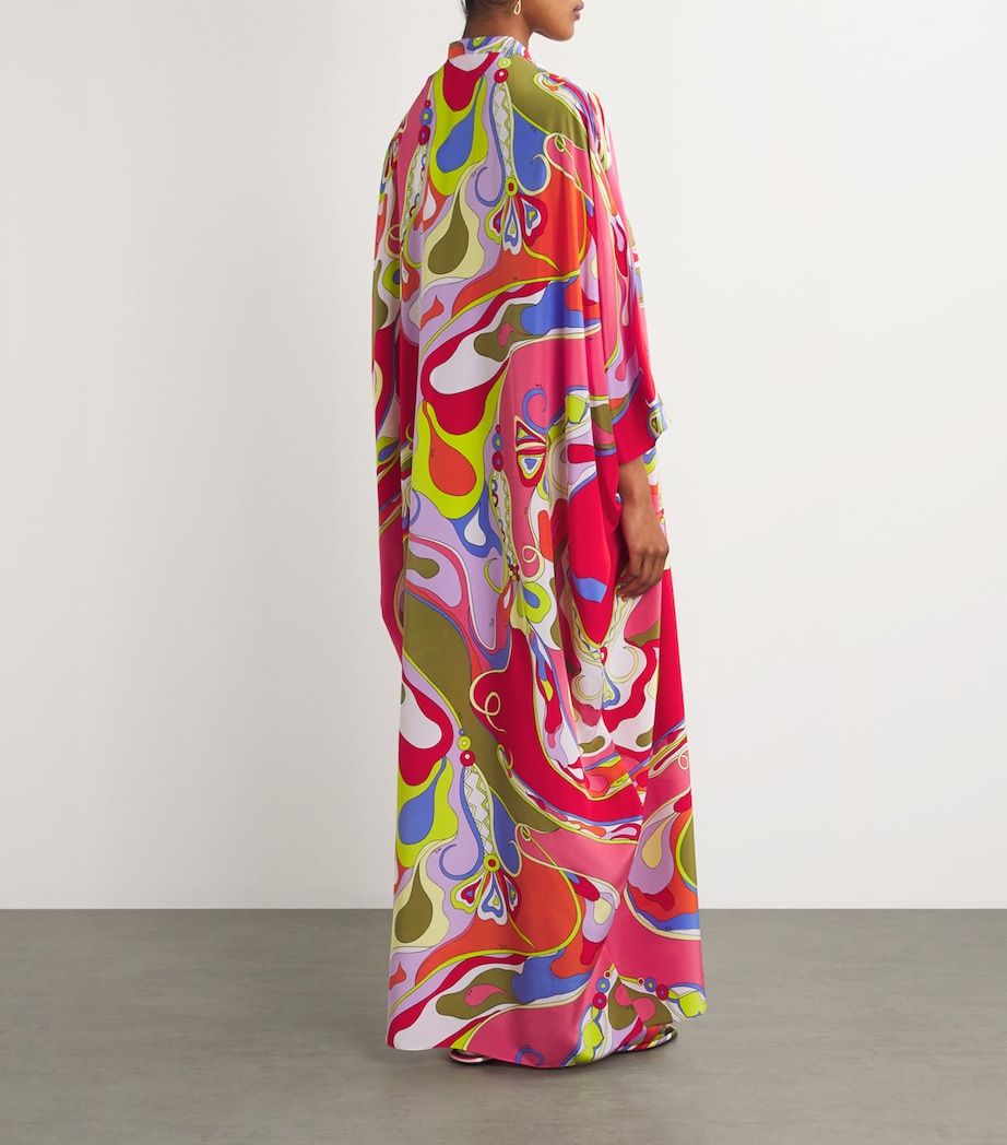 Silk Orchidee Kaftan 048 MULTICOLOR Image 3