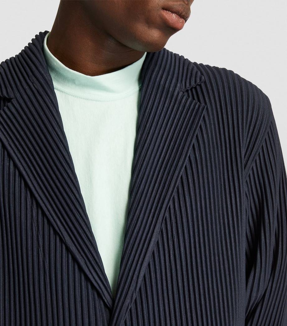 Pleated Basics Blazer 75 NAVY Image 6