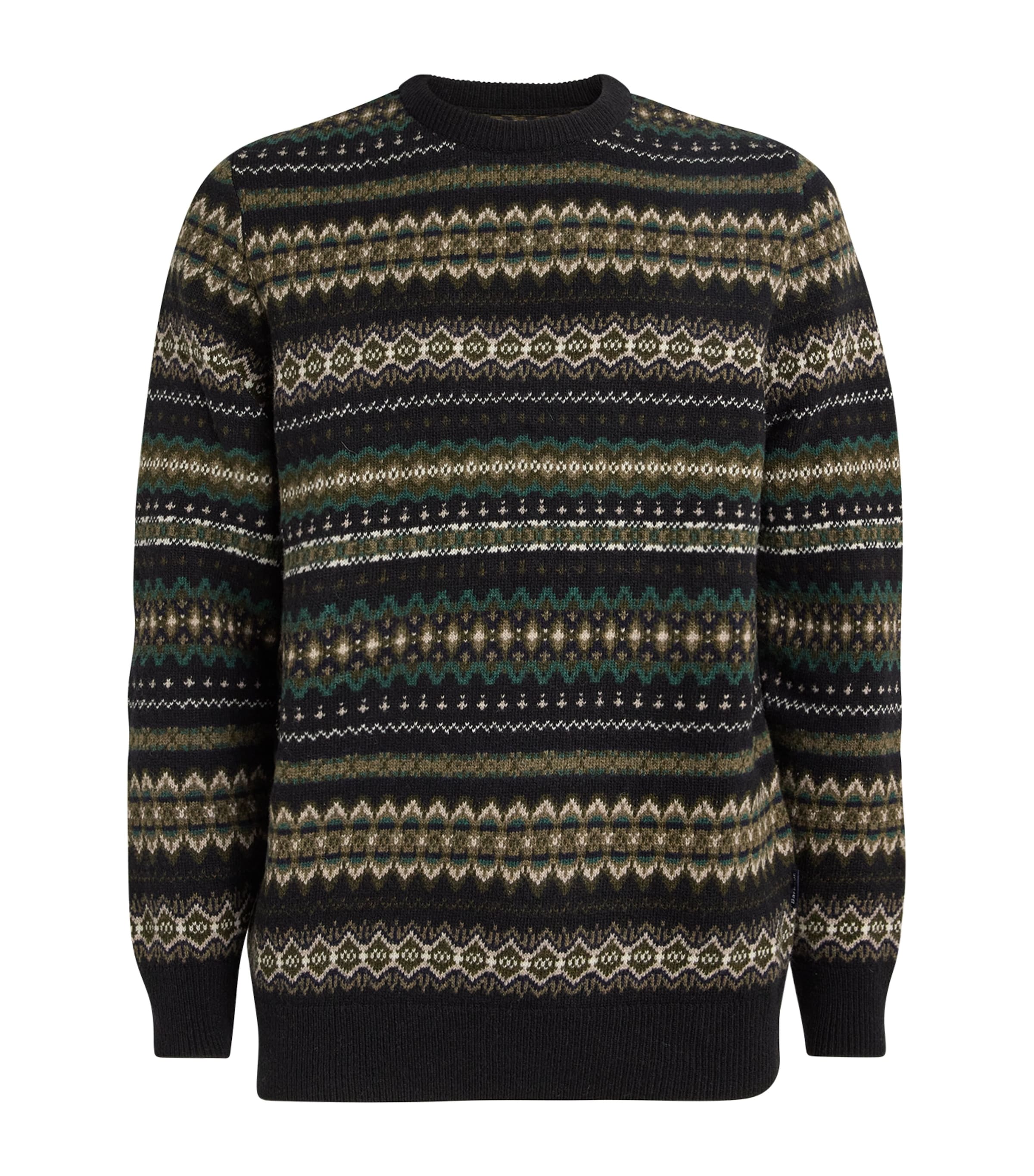 BARBOUR WOOL FAIR ISLE SWEATER 