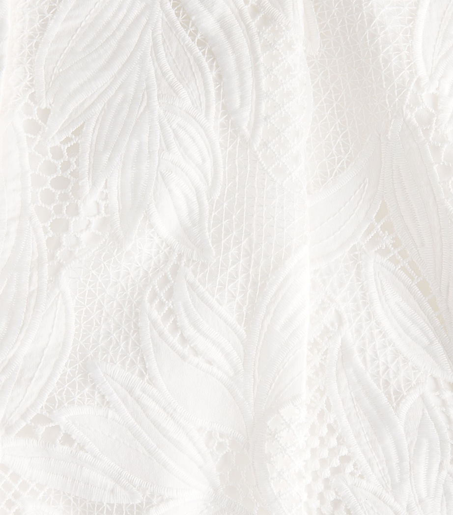 Erdem Womens Crochet Cutwork Tailored Shorts Ivory Image 6