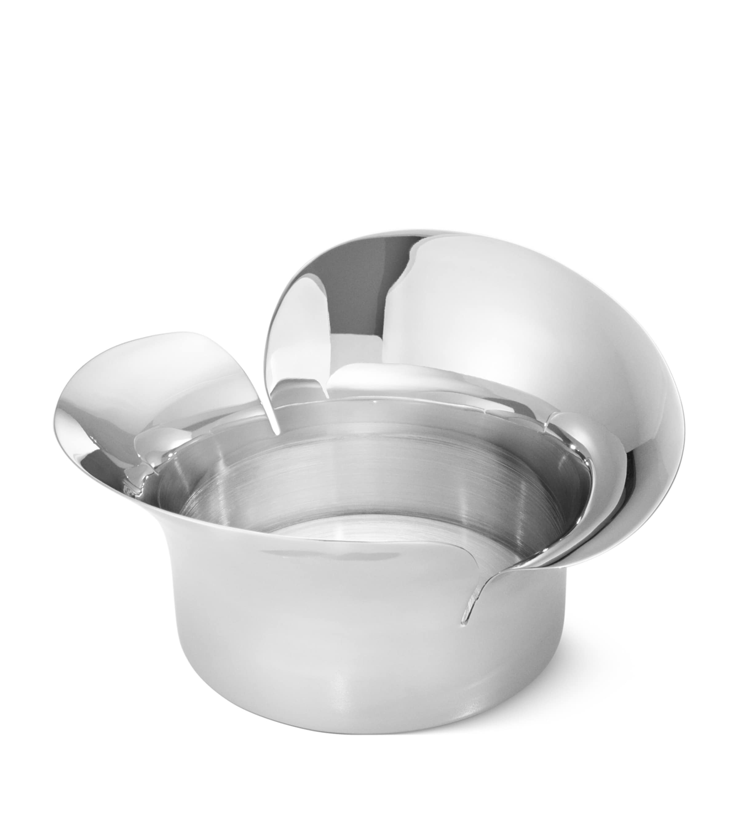 Bloom Pillar Candle Holder SILVER Image 2