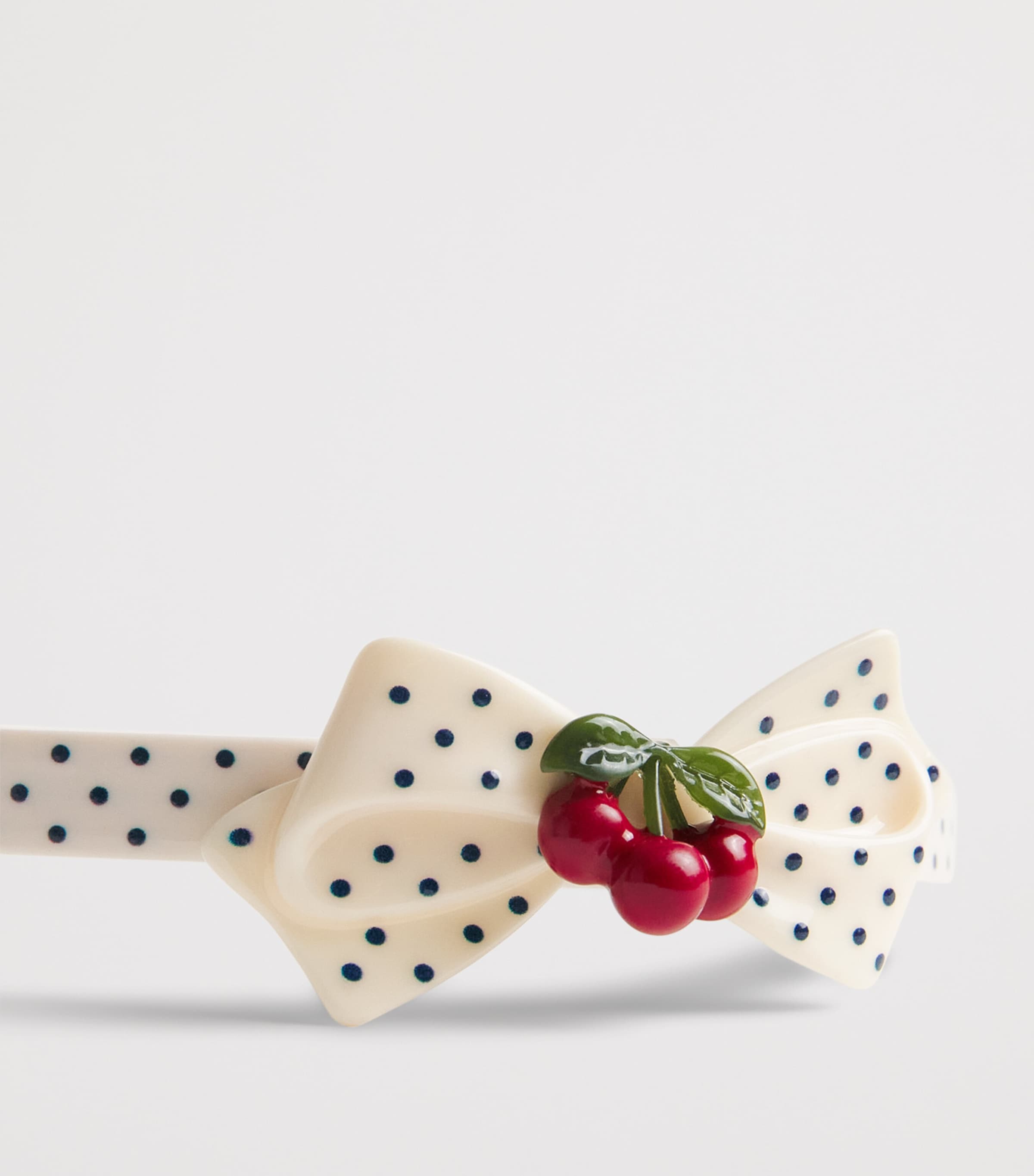 KONGES SLOJD Polka-Dot Cherry Bow Hairband Image 3