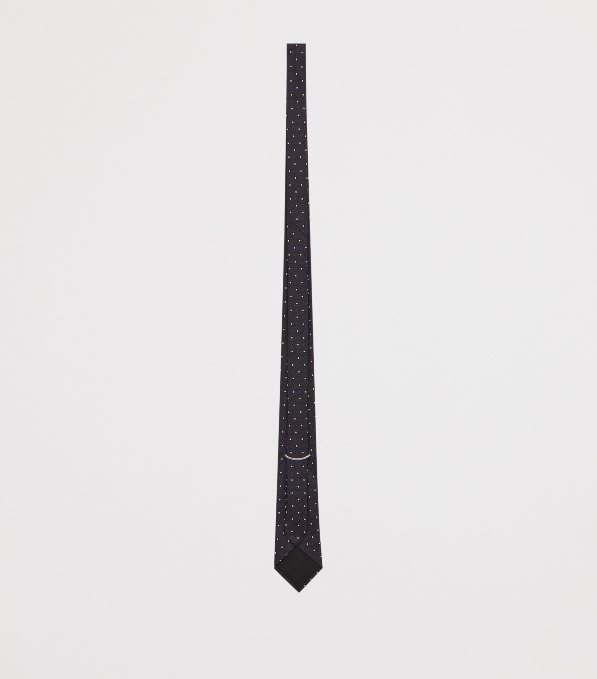 Saint Laurent Silk Polka-Dot Tie Image 2