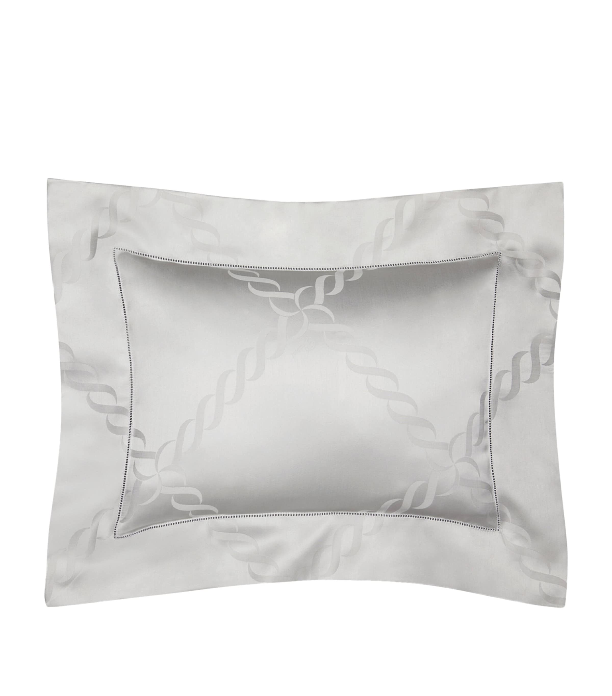 Pratesi Ori Treccia Boudoir Pillowcase (30cm x 40cm) Sterling Image 1