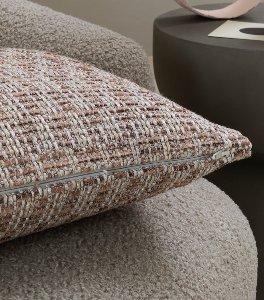Frette Tweed Decorative Cushion Cover (30cm x 40cm) Misty Blush Image 4