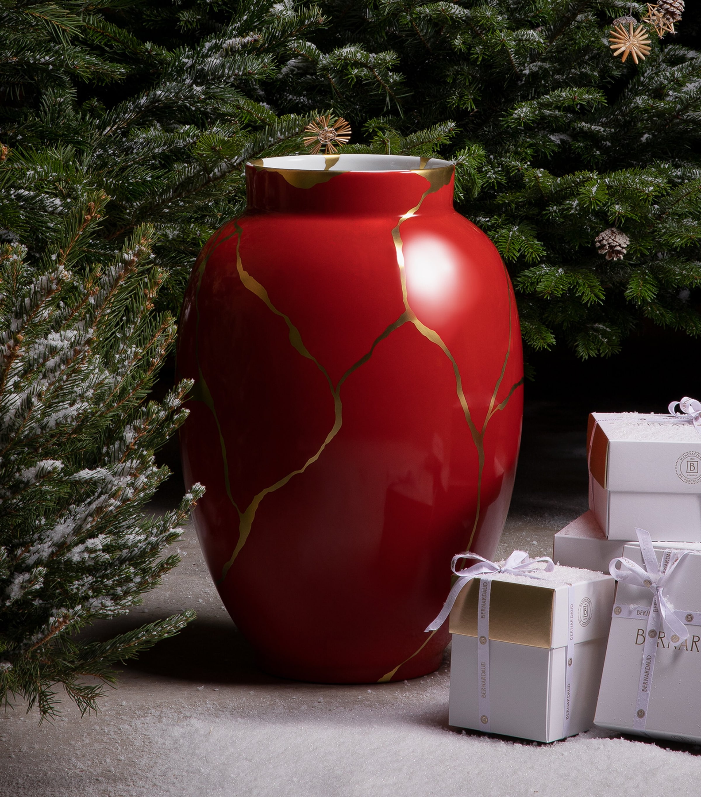 Bernardaud Kintsugi Vase (57cm) Harrods UK