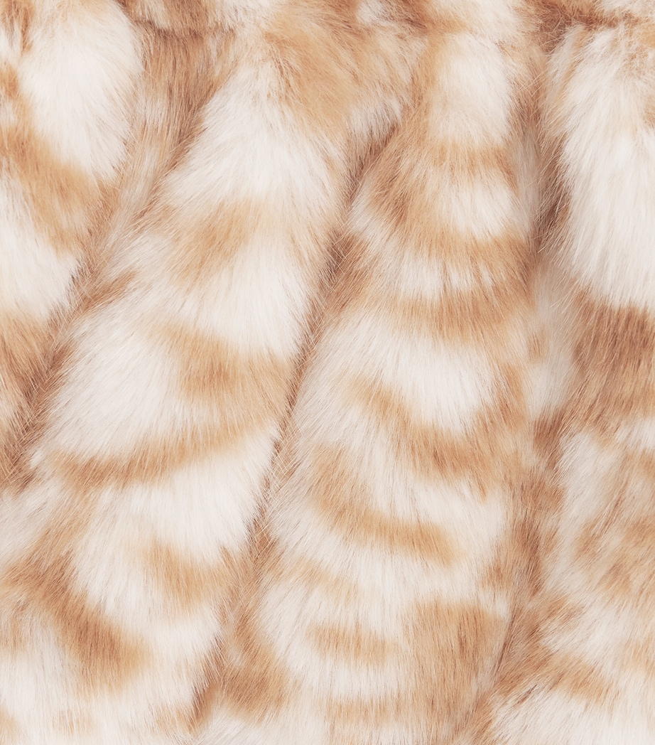 Monnalisa Faux Fur Spotted Vest (9 Months-6 Years) Maculato Image 3