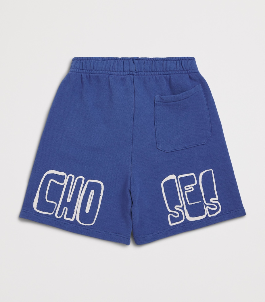 Bobo Choses Cotton Logo Sweatshorts (4-5 Years) Navy Blue Image 2