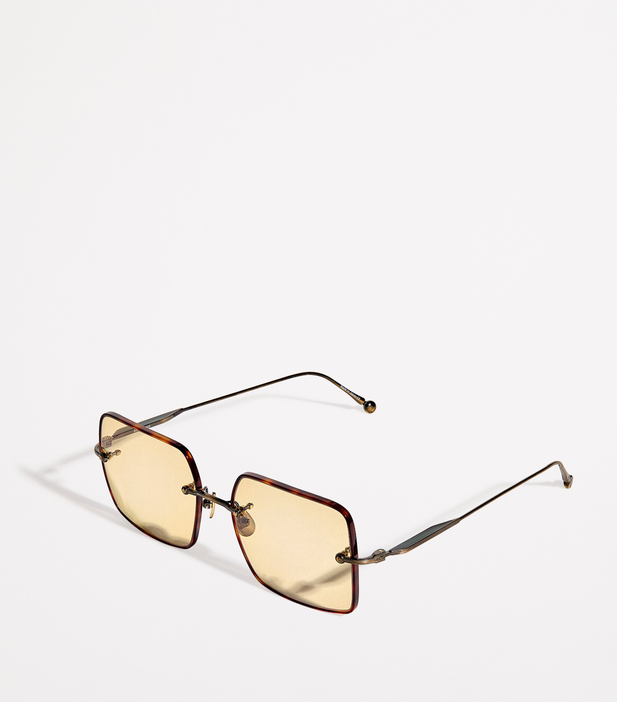 Titanium Square M5005 Sunglasses M5005 ANTIQUE GOLD Image 2